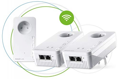 Devolo Magic 2 Wi-Fi 2400 Mbit/s Eingebauter Ethernet-Anschluss WLAN 3 Stücke