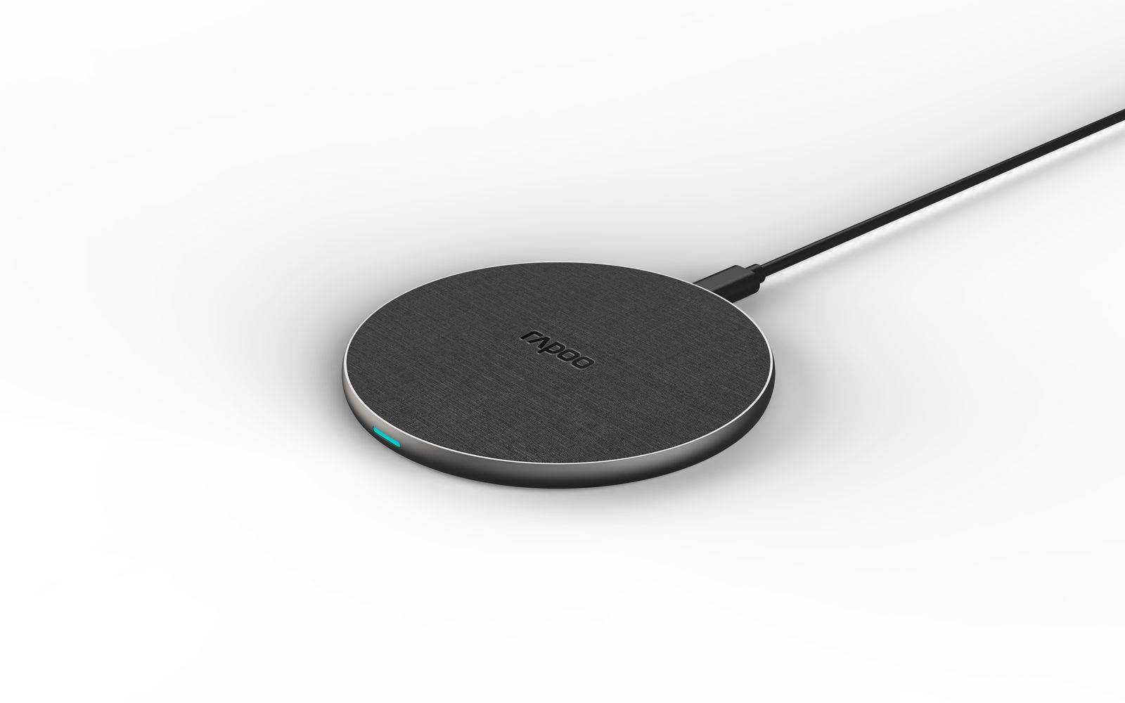 Rapoo XC160 Smartphone Schwarz USB Kabelloses Aufladen Schnellladung Drinnen