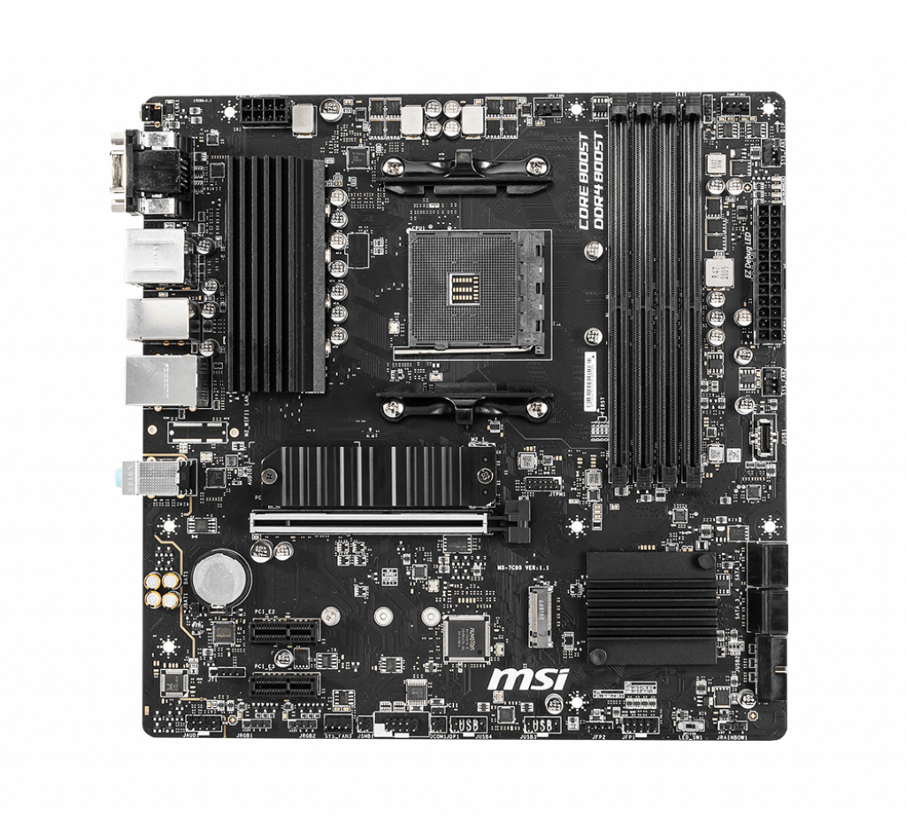 MSI B550M PRO-VDH Motherboard AMD B550 Socket AM4 micro ATX