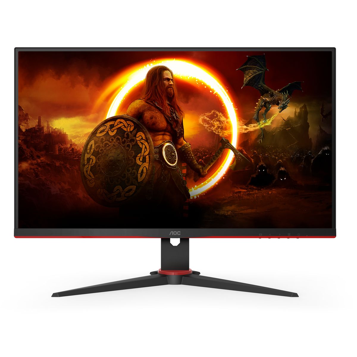 AOC G2 27G2SPAE/BK LED display 68,6 cm (27") 1920 x 1080 Pixel Full HD Schwarz, Rot