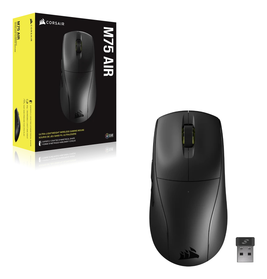 Corsair M75 Maus Gaming Beidhändig Bluetooth Optisch 26000 DPI