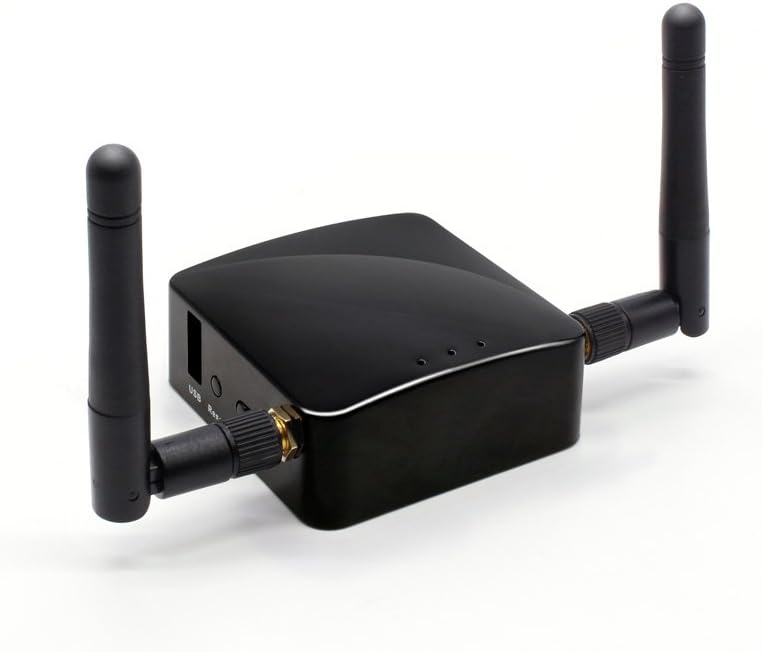 GL.iNet GL-AR300M Mini Travel Router with 2dbi external antenna, Wi-Fi Converter, OpenWrt Pre-installed, Repeater Bridge, 300Mbps High Performance, 128MB Nand flash, 128MB RAM, OpenVPN, Tor Compatible