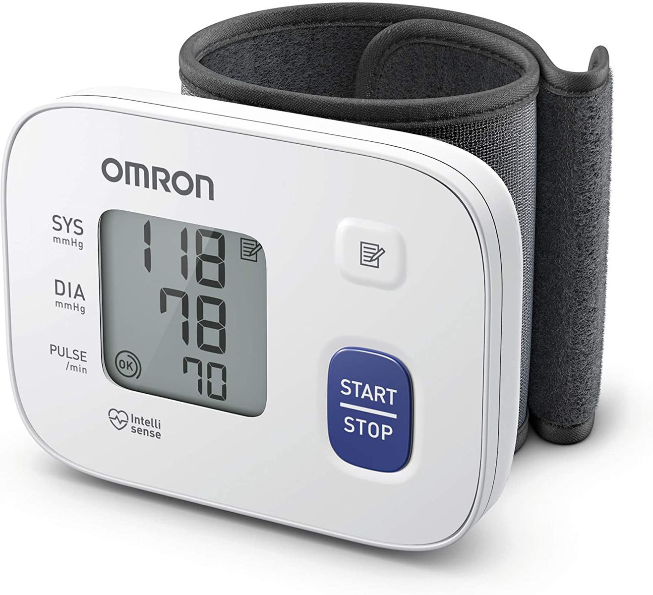 Omron RS1 Wrist Blood Pressure Monitor - Portable Blood Pressure Monitoring Meter
