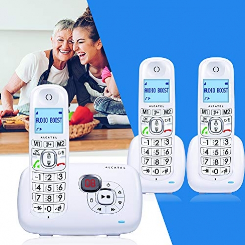 Alcatel XL385 Voice Trio DECT-Telefon Anrufer-Identifikation FR