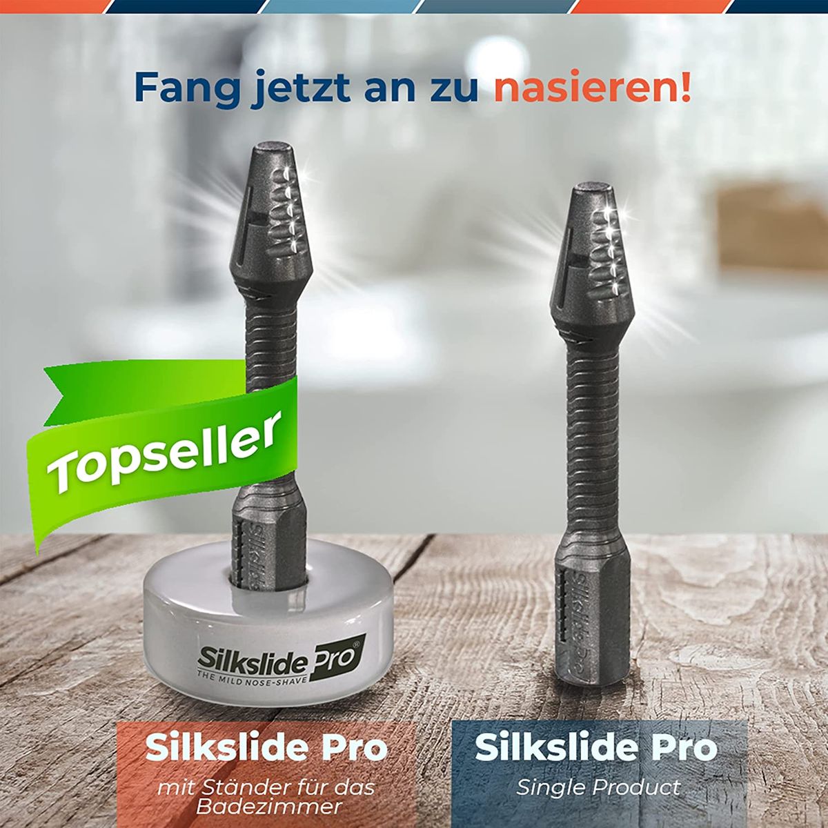 Silkslide Pro Nose Hair Trimmer Men Innovative professional & painless nose hair trimmer for the best nose shave