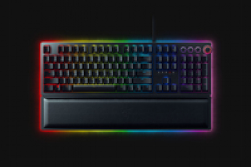 Razer Huntsman Elite Gaming Keyboard Opto-Mechanical Purple Switches US-Layout ISO