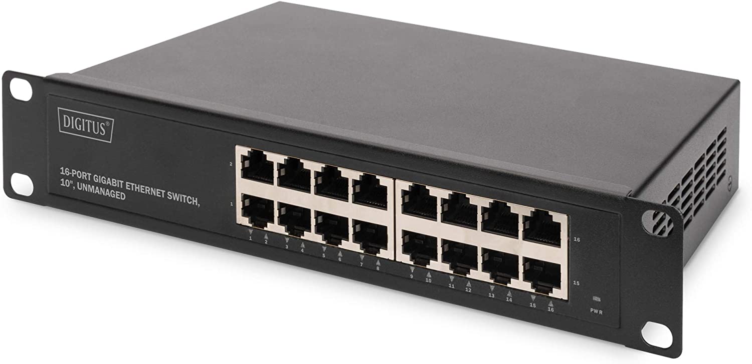 Digitus DN-80115 Network Switch Unmanaged Gigabit Ethernet 10/100/1000 1U