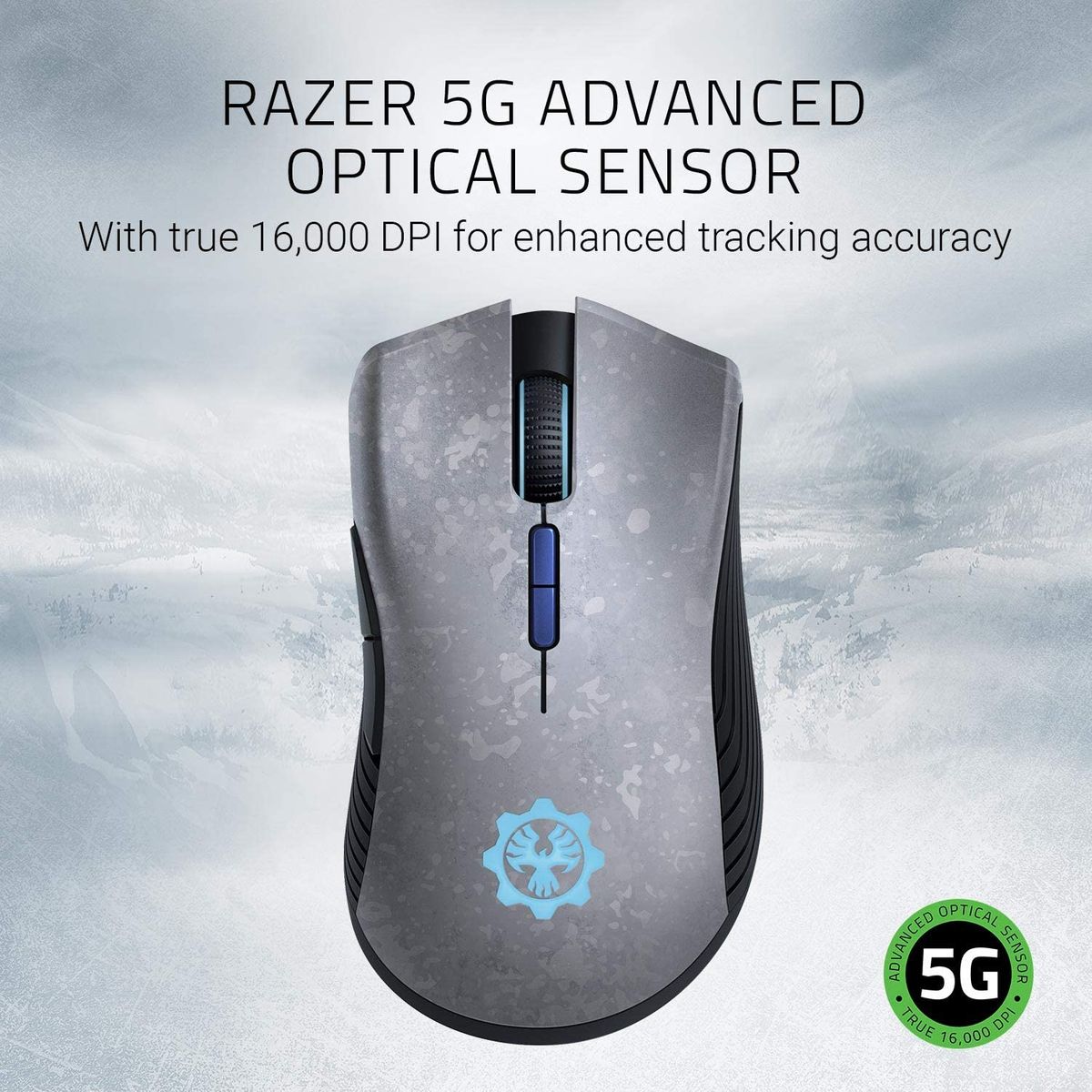 Razer Mamba Gears 5 Gaming Mouse Wireless RF 16.000 DPI Ergonomic