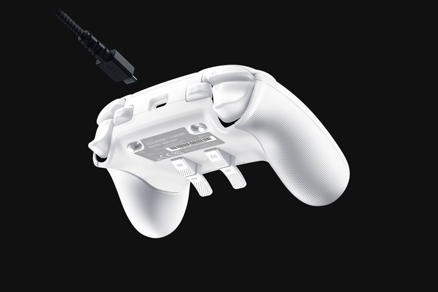 Razer Wolverine V2 Chroma Gaming Controller Gamepad USB RGB for Xbox PC White