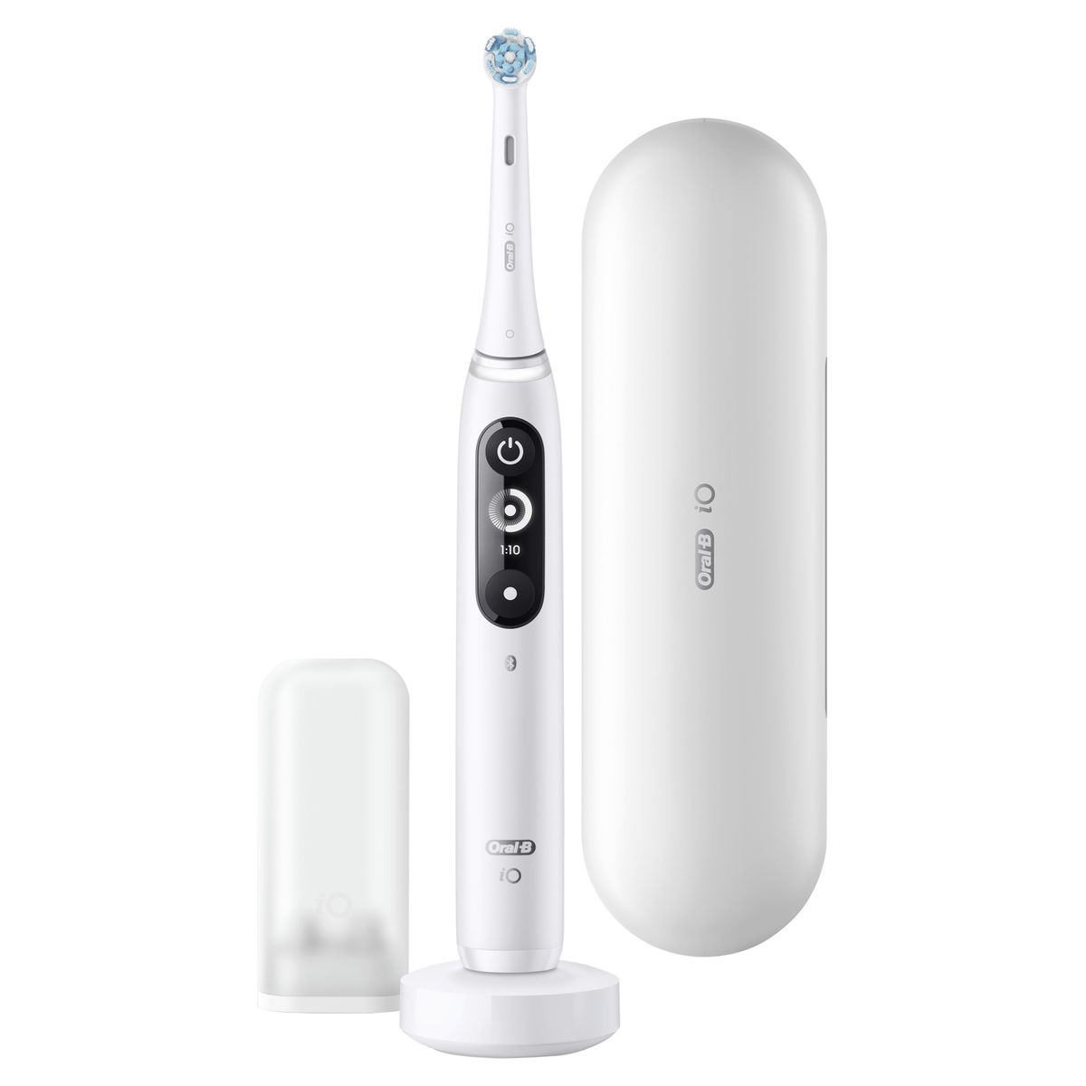 Oral-B iO 7n Go Electric Electric Toothbrush Professional Cleaning, Teeth Whitening, Gum Protection White / Black
