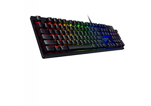Razer Huntsman Gaming Keyboard Opto-Mechanical Purple Switches RGB USA Layout QWERTY ISO