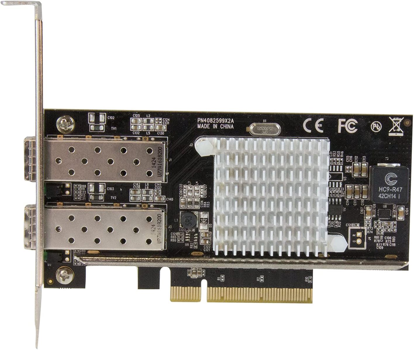 StarTech.com 2 Port 10G Fiber Network Card with Open SFP+ - PCIe, Intel Chip