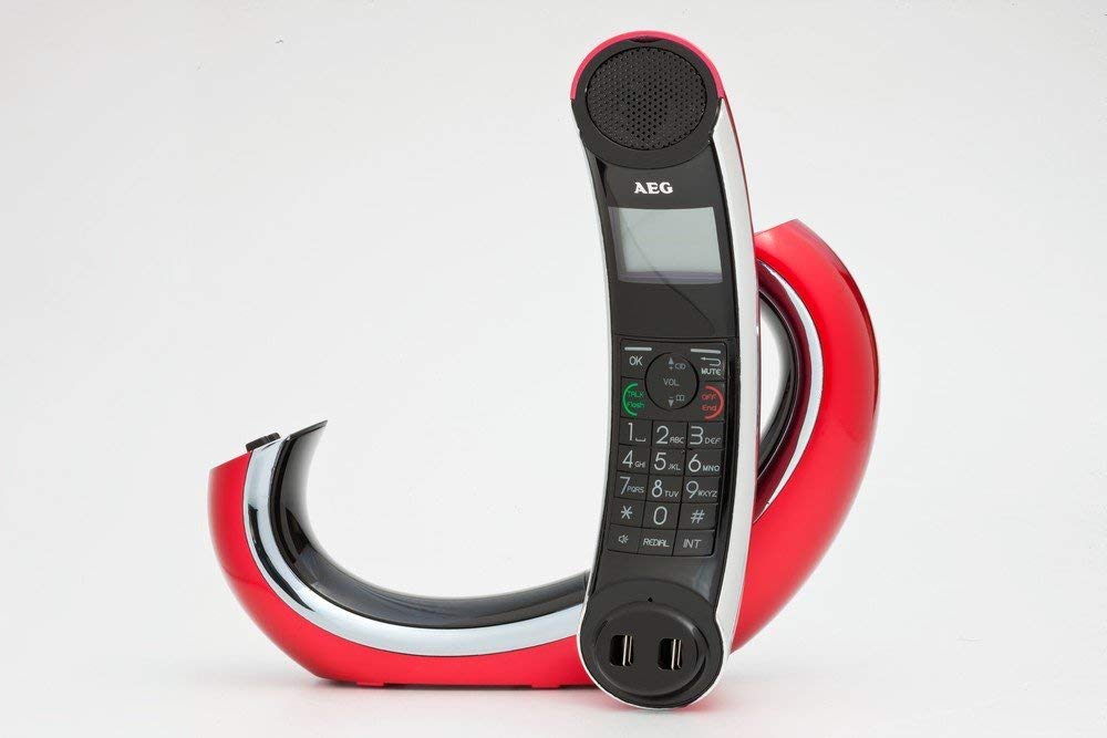 AEG Eclipse DECT Telephone – Red
