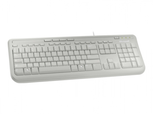 Microsoft kabelgebundene Tastatur 600 weiß USB Tastatur weiß UK-Layout