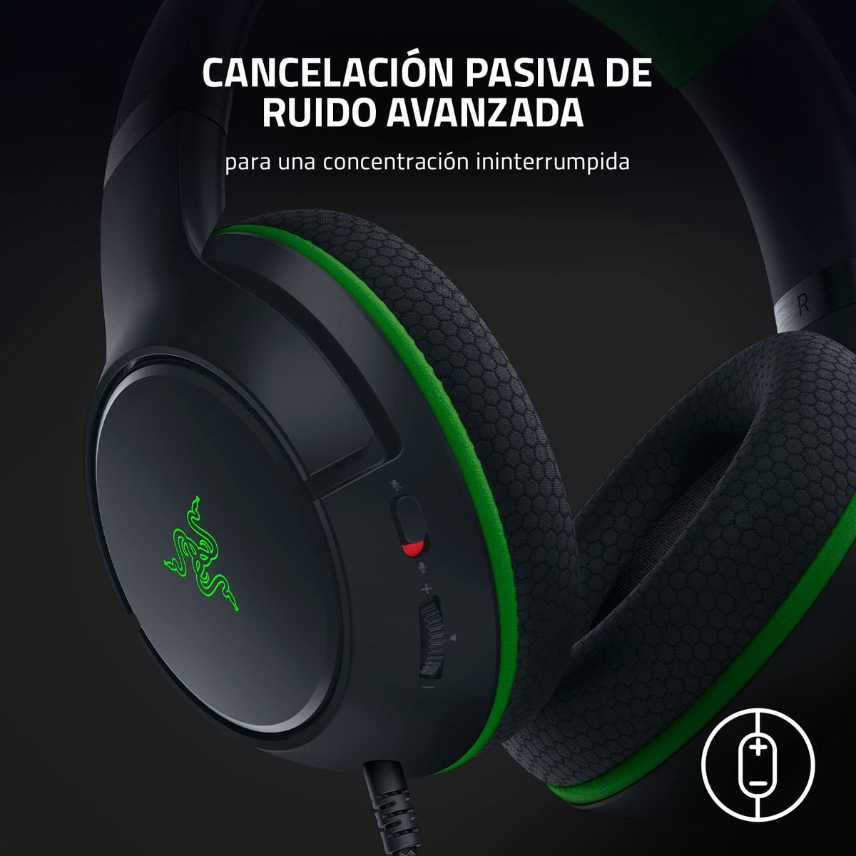 Razer Kaira X for Xbox 2021 Gaming Headset Stereo 3.5mm Multi-Plattform Black/Green