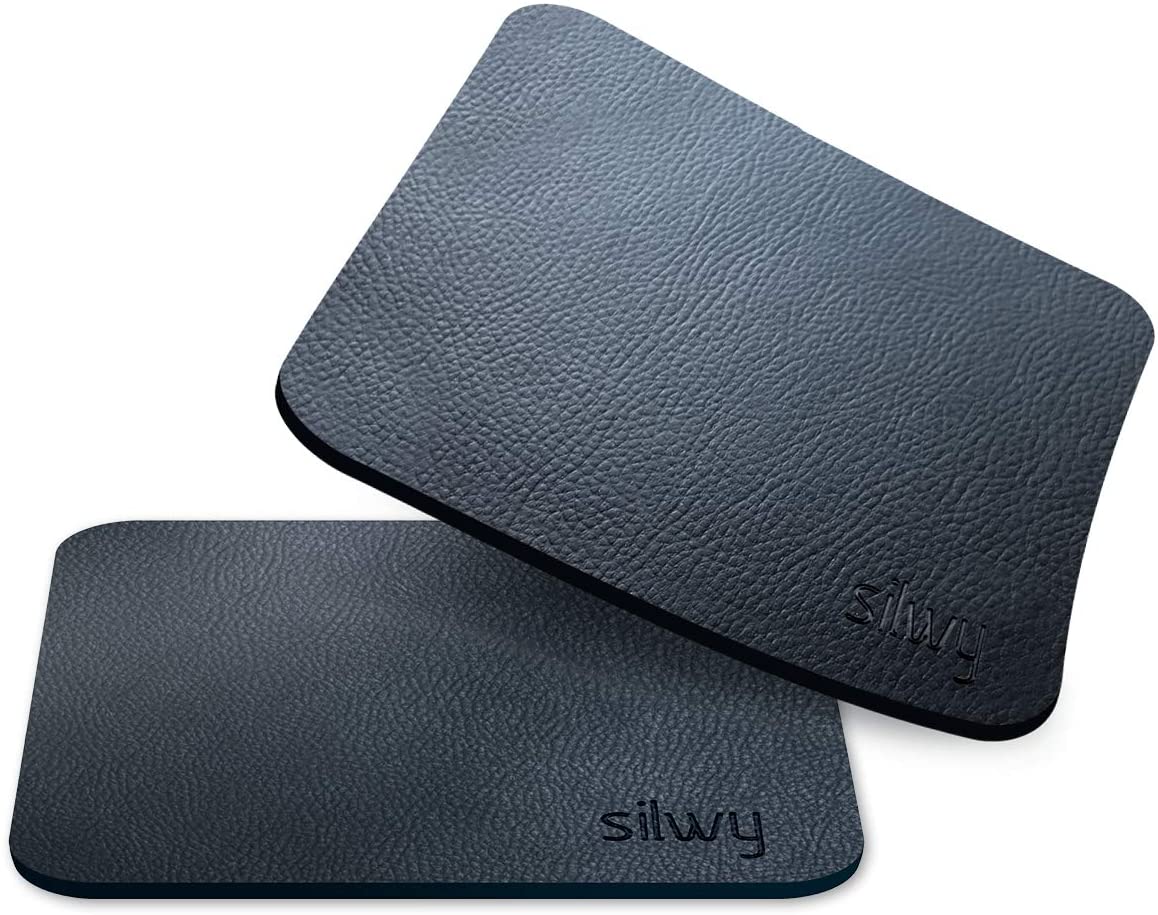 Silwy Metal Nano Gel Coaster for Stable and Non-Slip Magnetic Glasses - Washable, Reusable and Removable without Residue - Perfect for Camping, Boats