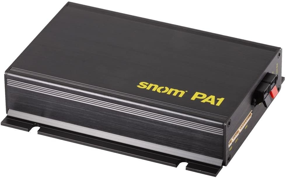 Snom 2226 PA1 VoIP adapter for paging and external relay control (audio call through centralized audio broadcasting system)