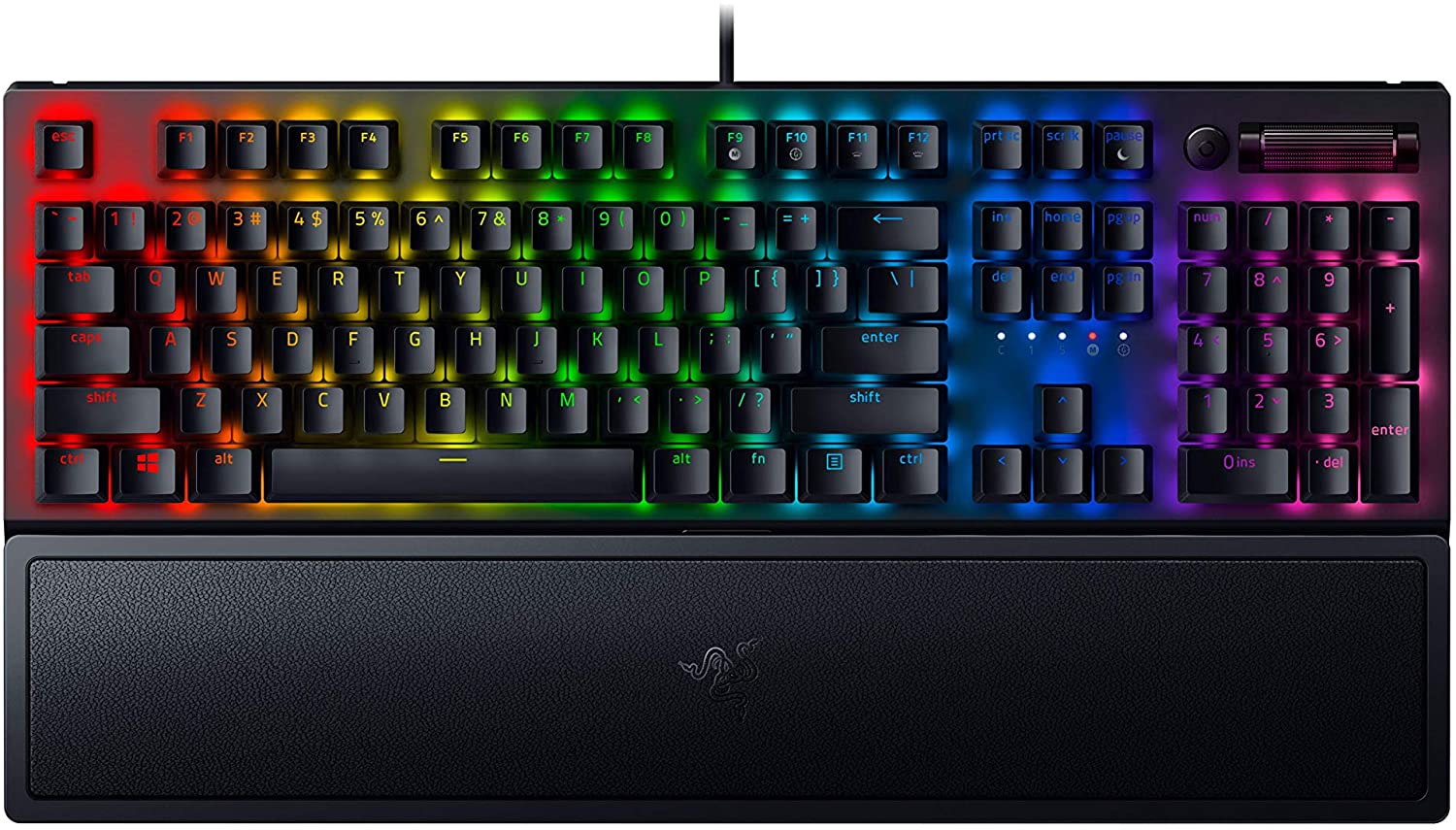 Razer BlackWidow V3 Gaming Keyboard Green Switches Chroma RGB US-Layout ISO