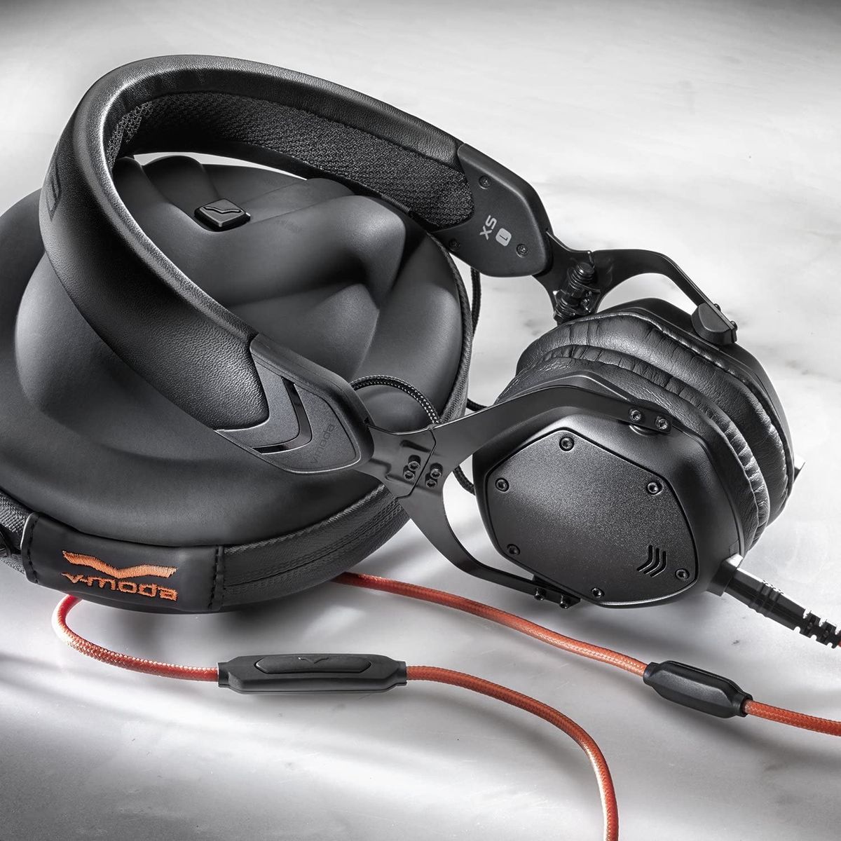 V-MODA XS Metal Noise Isolating On Ear Headphones - Matte Black