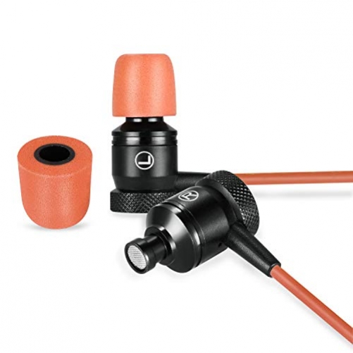 KLIM Fusion 3.5mm Wired In-Ear Köpfhörer orange/schwarz