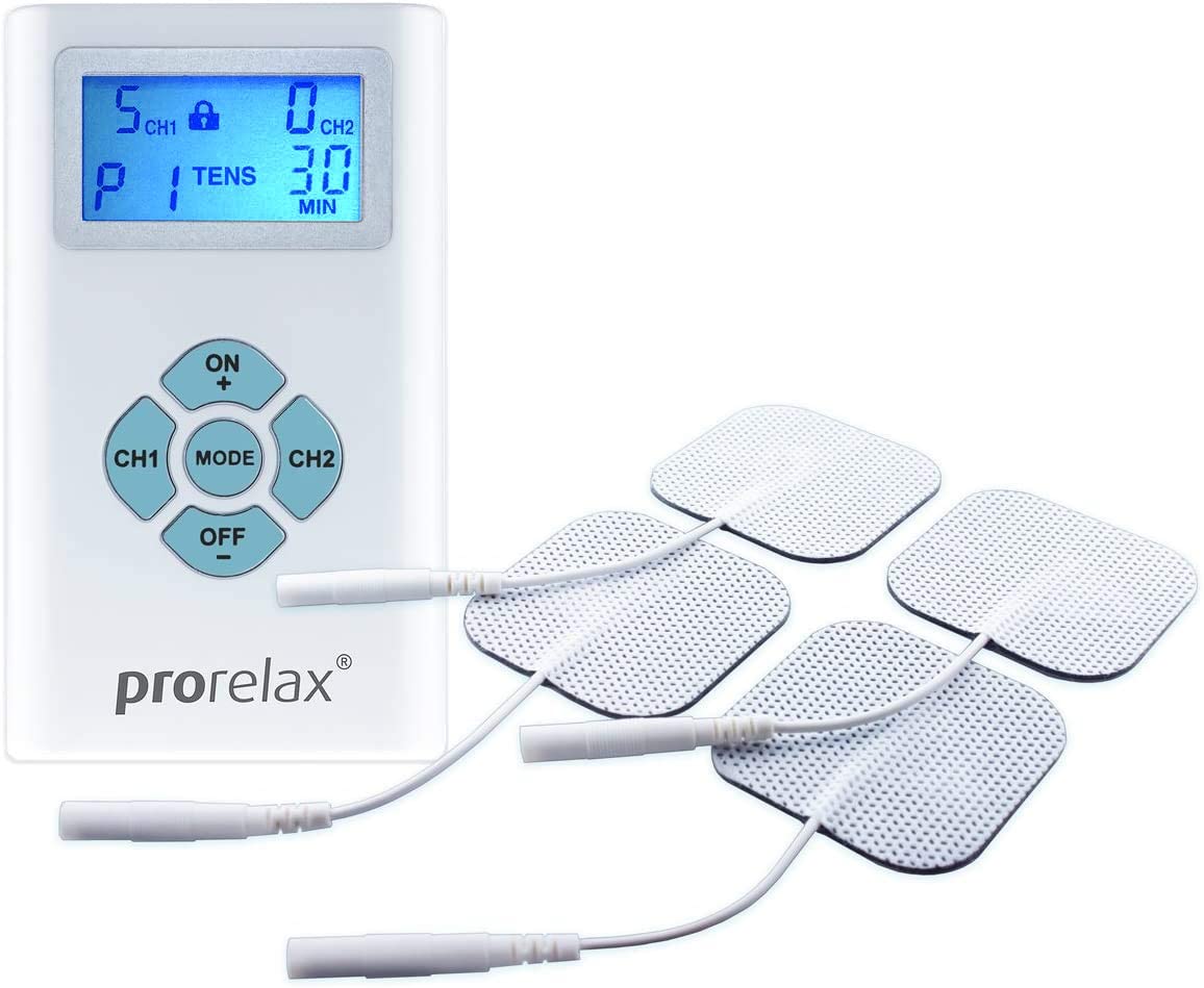 Prorelax TENS + EMS Duo. Electrostimulation device, 2 therapies with one device, therapy mode