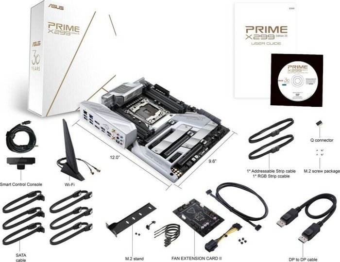 ASUS Prime X299 Edition 30 Intel® X299 LGA 2066 (Socket R4) ATX