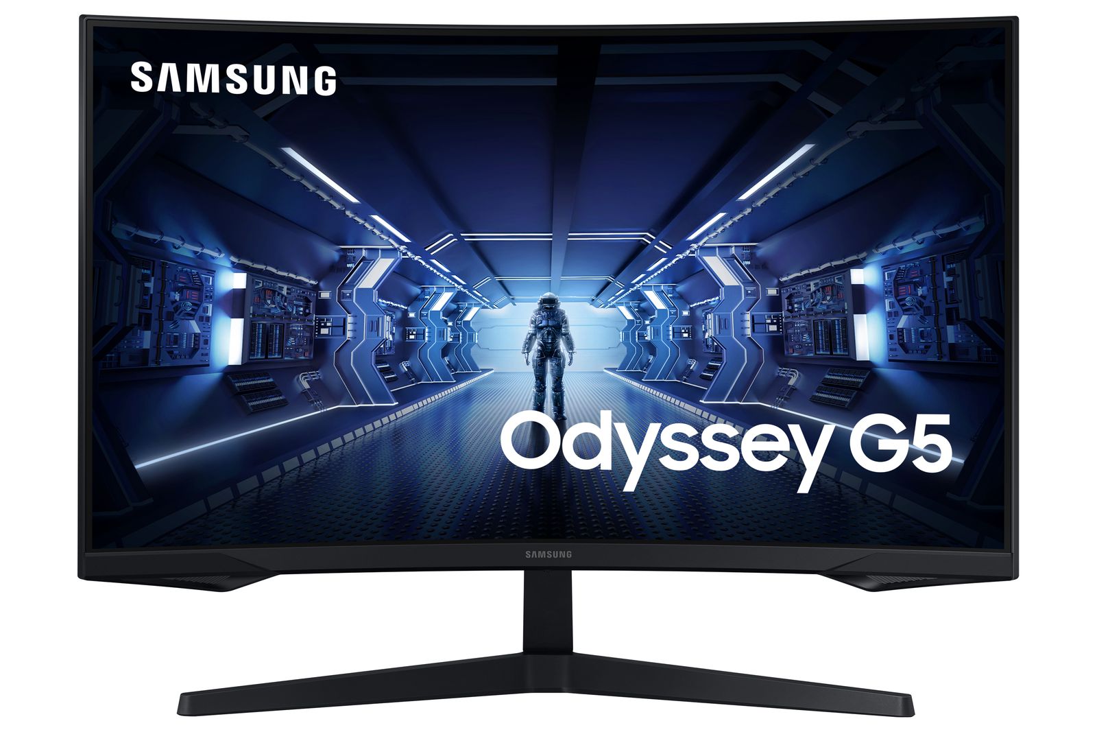 Samsung Odyssey G5 Curved WQHD Gaming Monitor C27G53T 27" VA-Panel WQHD-Auflösung HDR10 AMD FreeSync Premium Reaktionszeit 1ms Krümmung 1000R Bildwiederholrate 144 Hz 27 144 Hz + WQHD