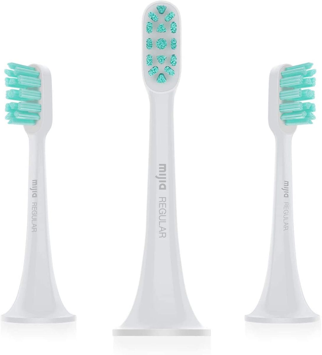 Xiaomi Elektronische Schallzahnbürste-Köpf, weiß, 3er-Set, abgerundete Borsten, schonende zahnfleischfreundlische Reinigung, passend Mi Electric Toothbrush