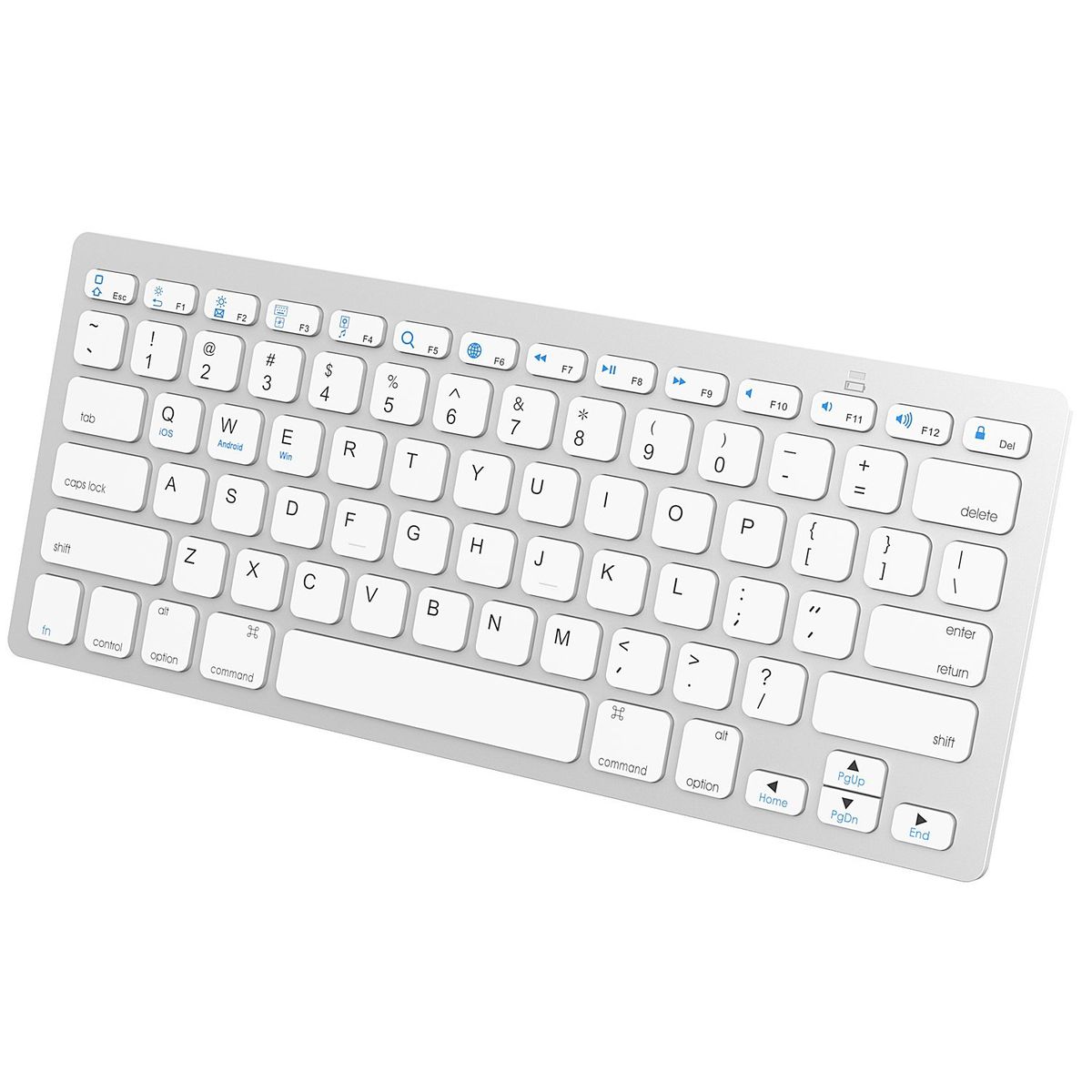 JETech 2156-KB-BT-UNIVERSAL-WH Bluetooth Weiß Tastatur