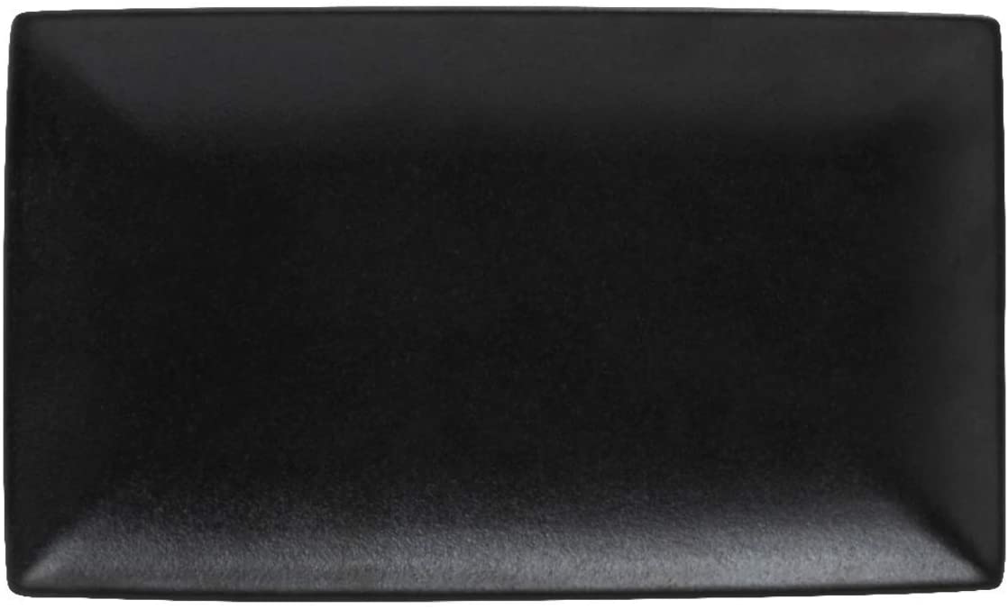 Maxwell & Williams AX0069 CAVIAR BLACK Platte 27,5 x 16 cm, Premium-Keramik