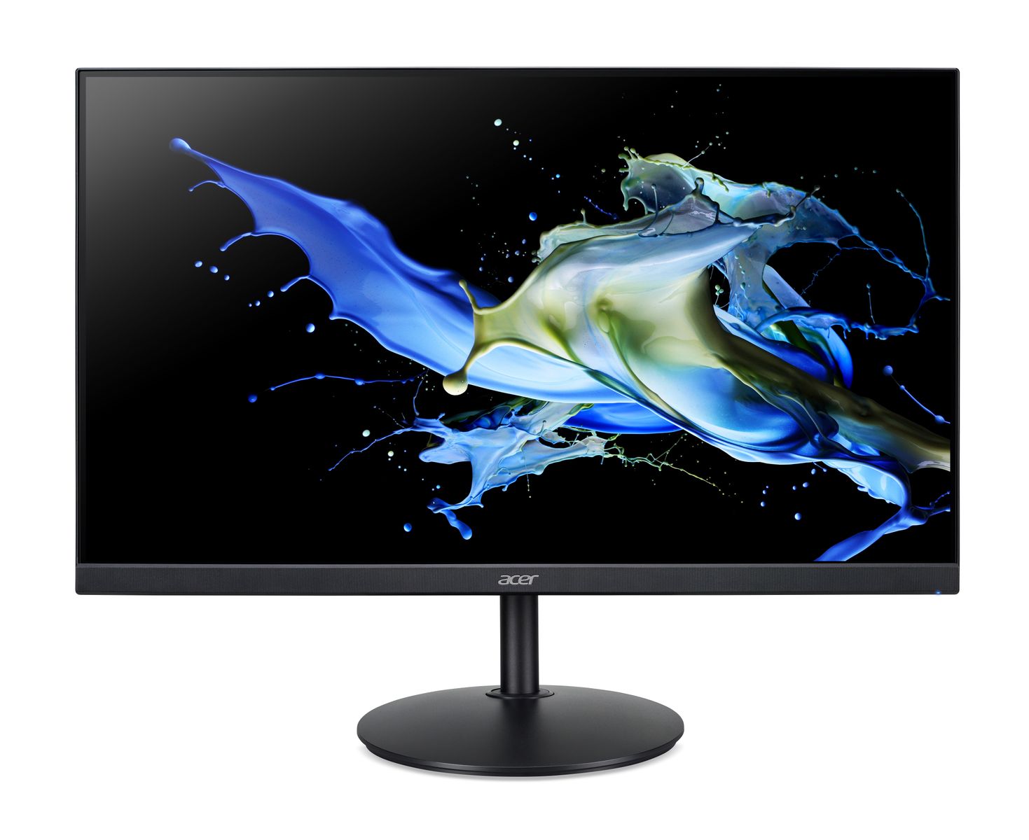 Acer CB242Y Monitor 23,8 Zoll (60 cm Bildschirm) Full HD, 75Hz HDMI/DP, 60Hz VGA, 1ms (VRB), HDMI 1.4, DP 1.2, VGA, höhenverstellbar, drehbar, HDMI/DP FreeSync,Schwarz