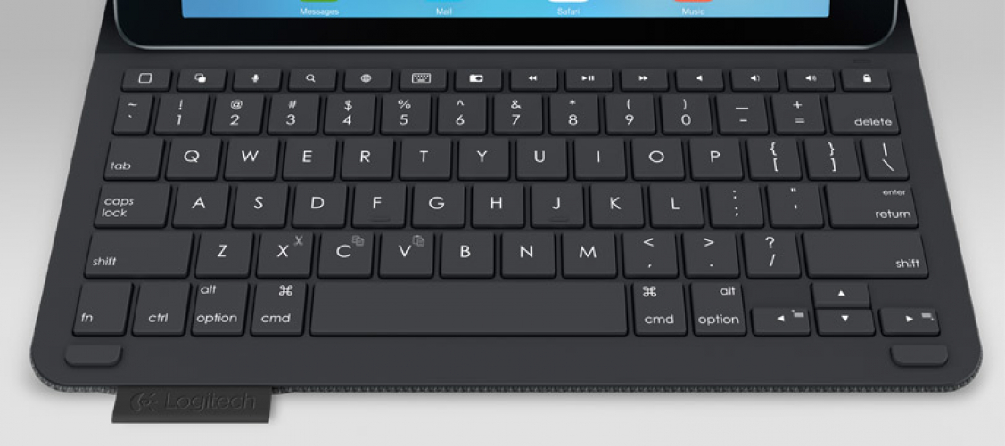 logitech Type+ Tastatur für Mobilgeräte Bluetooth RED ES-Layout