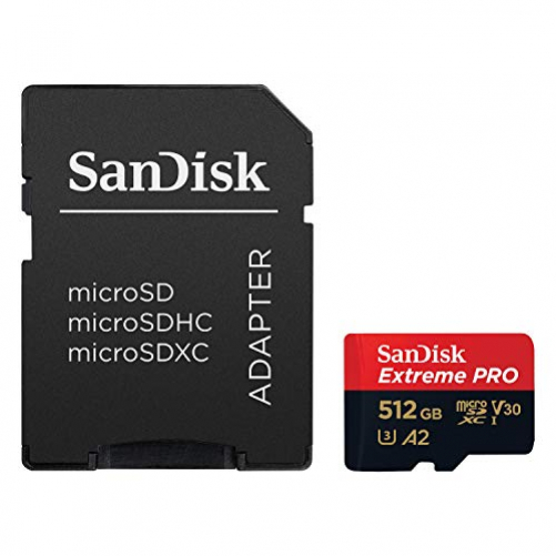 Sandisk Extreme Pro Memory Card 512 GB MicroSDXC Class 10 UHS-I