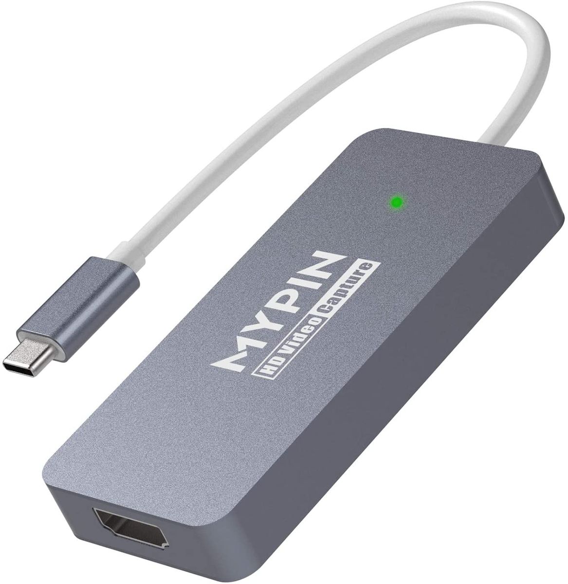 MYPIN 1080P HD 60fps USB 3.0 Type C HDMI Game Video Capture Card Compatible with Gaming Console Camcorder DSLR Support Live Streaming on Android/Windows/Mac System