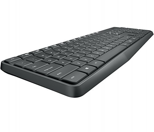 logitech MK235 Tastatur RF Wireless schwarz HU-Layout