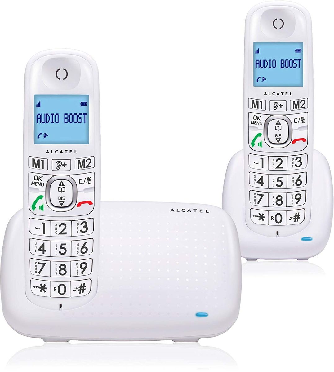 Alcatel XL385 Duo DECT-Telefon Weiß Anrufer-Identifikation (FR Version)