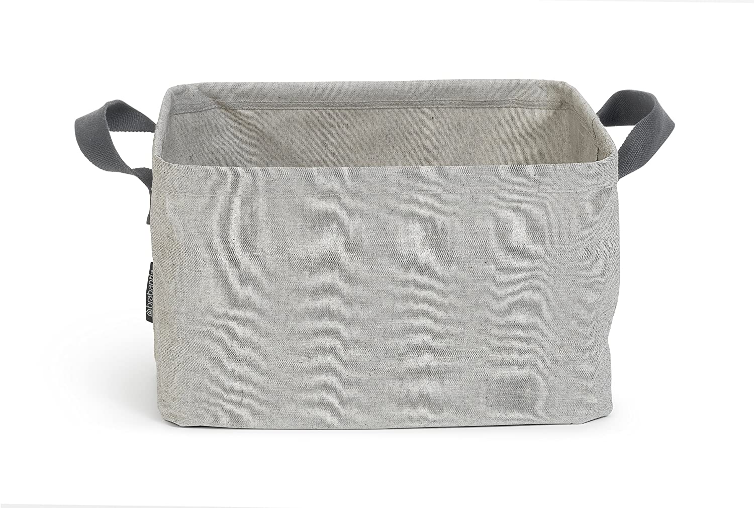 Brabantia 105685 Laundry basket foldable in gray, fabric, 30 x 20 x 10 cm