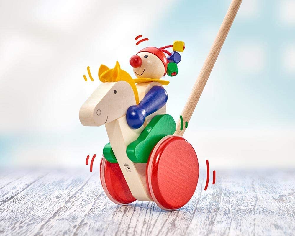 Selecta 62029 Trotto Sliding Toy Wooden 17 cm