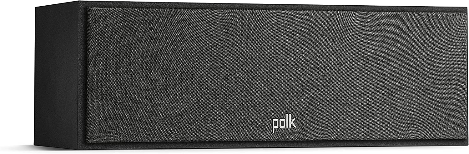 POLK AUDIO Monitor XT30 High-Resolution Center Channel Speaker, Hi-Res Certified Performance, Dolby Atmos Certified & DTS:X Compatible, Black