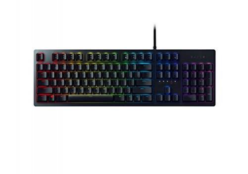 Razer Huntsman Gaming Keyboard Opto-Mechanical Purple Switches RGB USA Layout QWERTY ISO