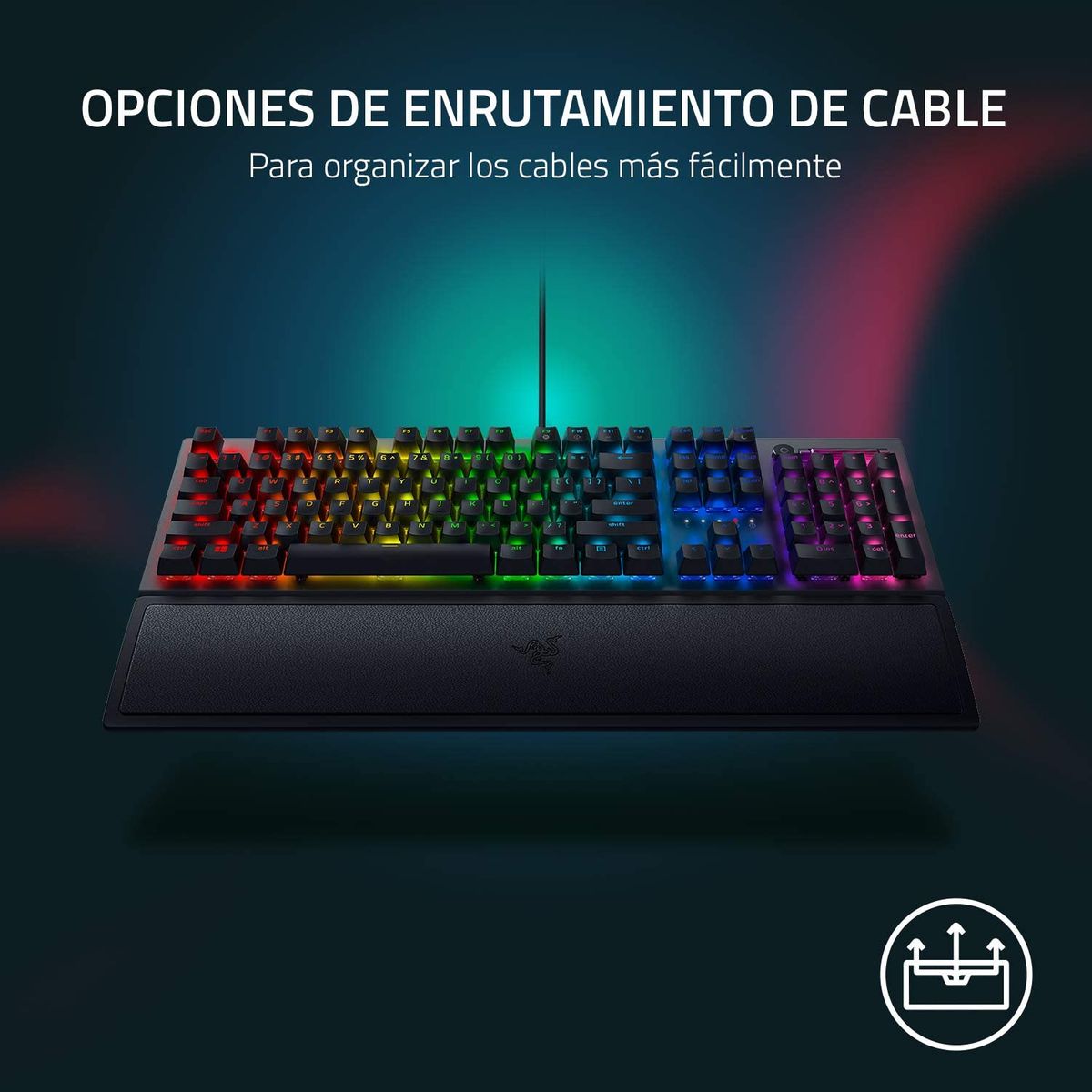 Razer BlackWidow V3 Gaming Keyboard Green Switches Chroma RGB ES-Layout