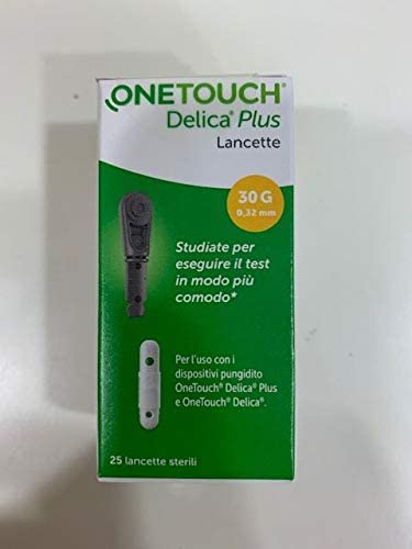 OneTouch Delica Plus - Blood Glucose Testing Lancets 30G, 25 Lancets