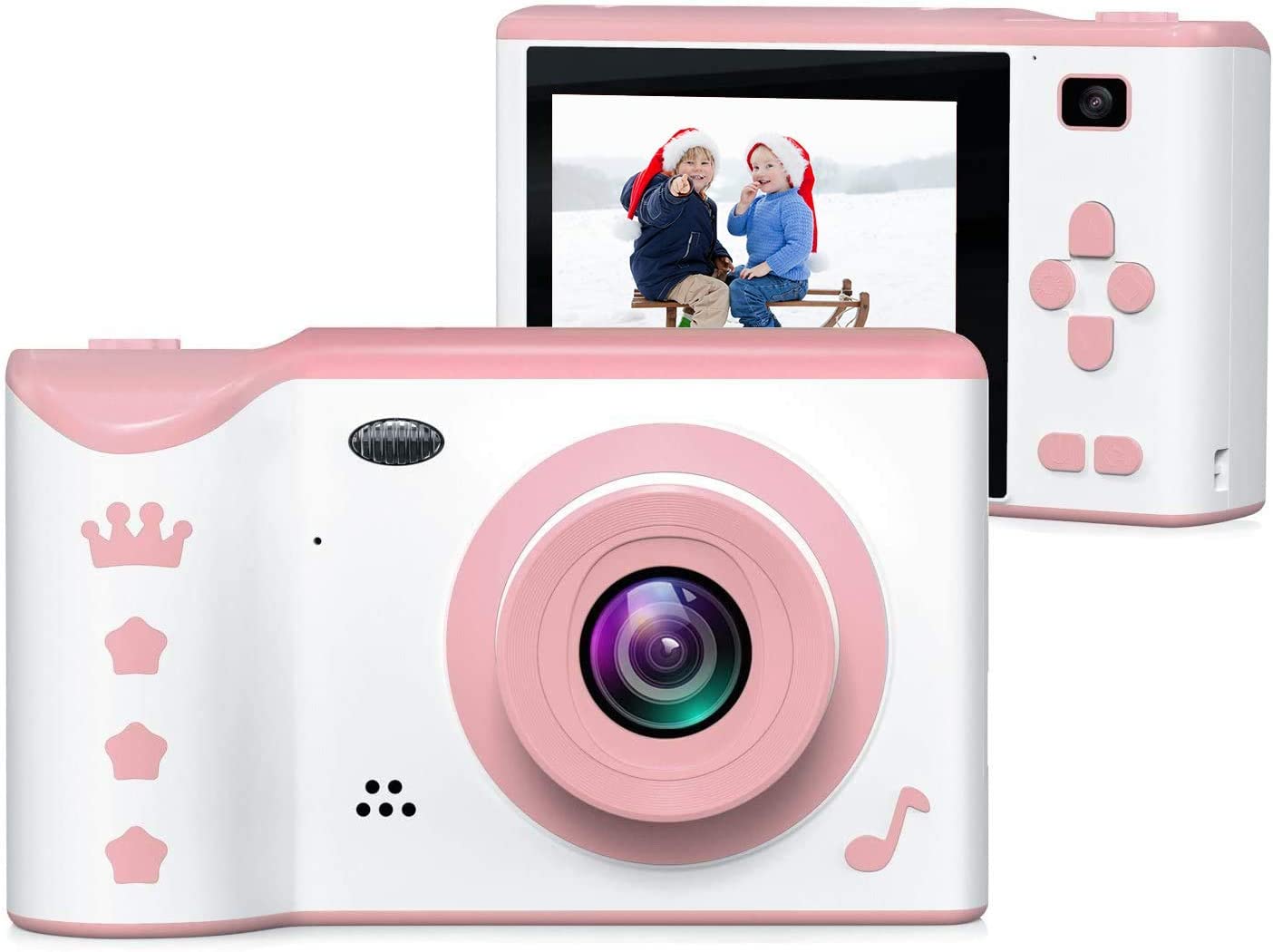 ieGeek Kinderkamera, Kinder-Digitalkamera, Stammspielzeug, 7,1 cm (2,8 Zoll), 1080P HD-Kinderkamera, USB-wiederaufladbare Kameras, Spielzeug mit 32 GB SD-Karte und Gurt, Geburtstagsgeschenk für 3–12 Jahre alte Jungen und Mädchen
