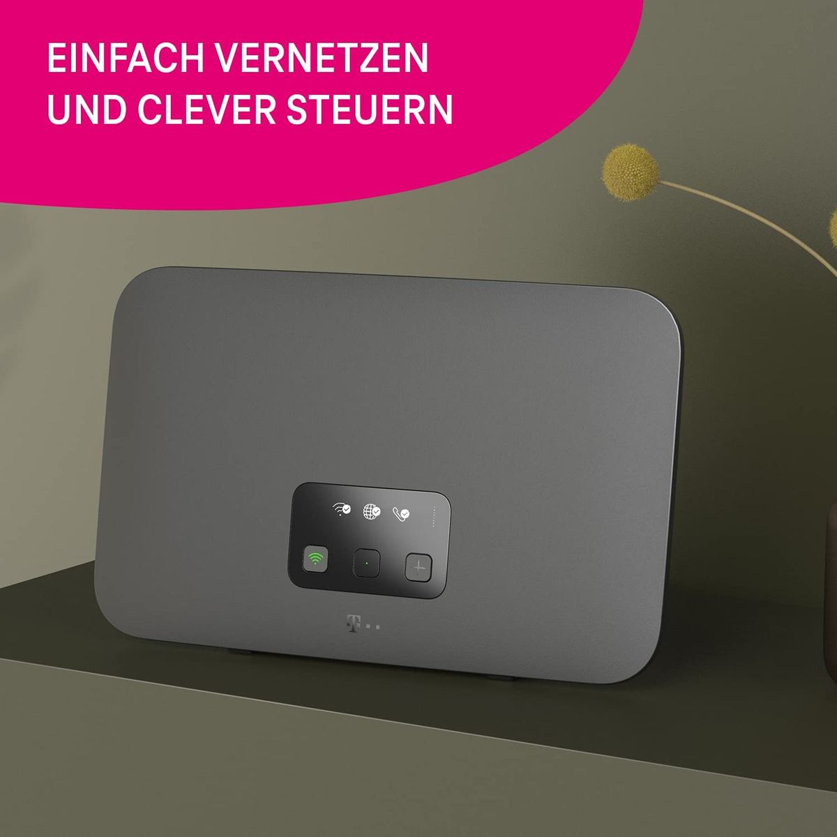 Telekom router Speedport Smart 4 Wi-Fi 6 up to 6000 Mbit/s WLAN mesh technology & Magenta SmartHome Basis