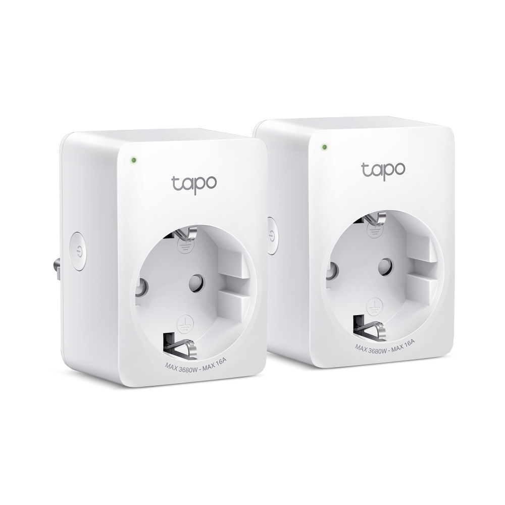 TP-Link Tapo P110(2-pack) Smart Plug 3680 W Haus, Büro Weiß