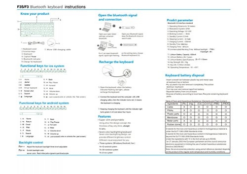 kvago Universal Kabellose Bluetooth-Tastatur DE-Layout