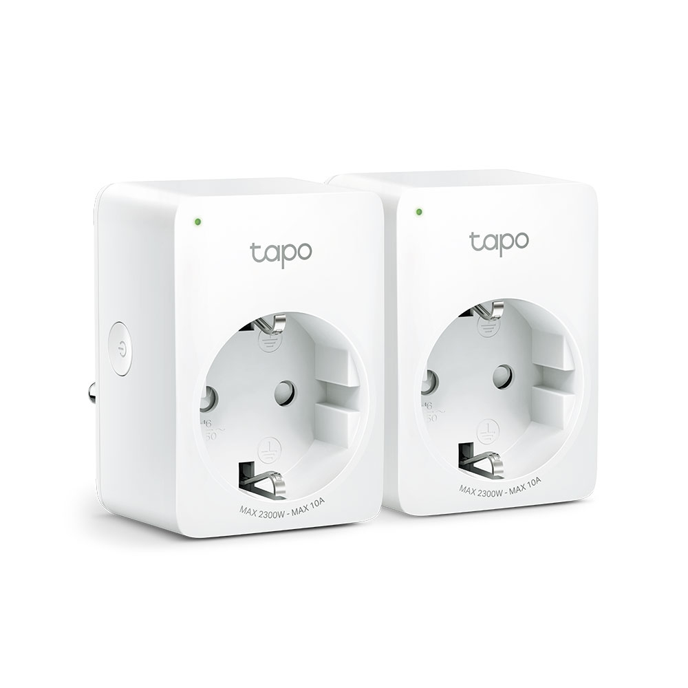 TP-Link Tapo P100 Smart Plug 2990 W Haus 2er-Pack Weiß