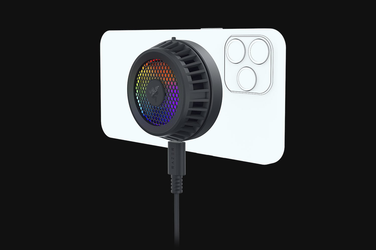 Razer Phone Cooler Chroma MagSafe Compatible USB-C Kühlungslüfter