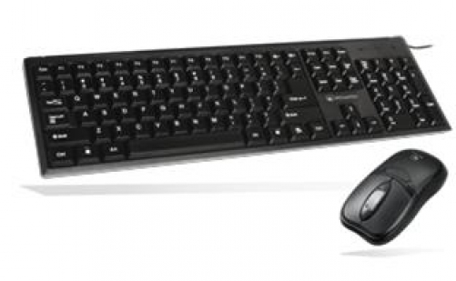 Atlantis Land Keyboard combo Kit Tastatur USB Schwarz