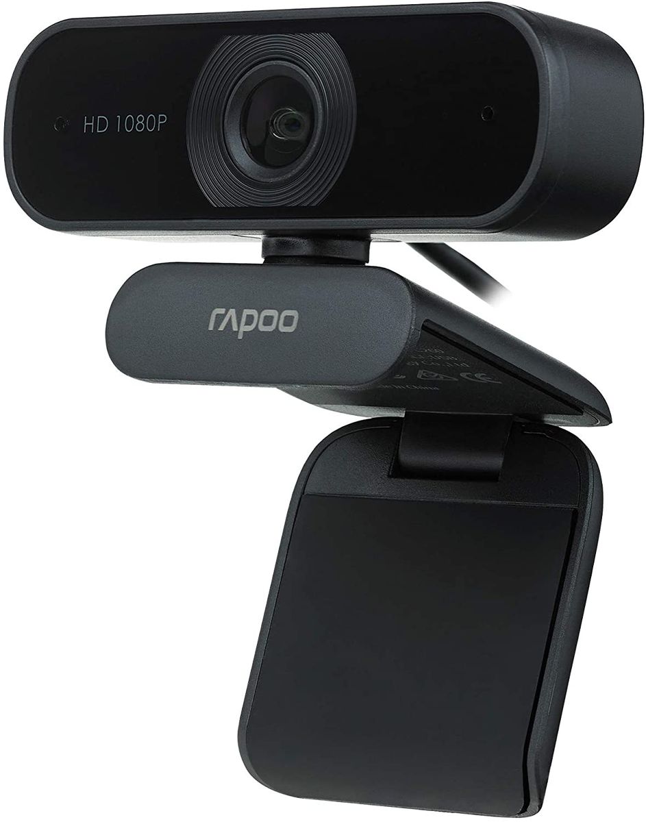 Rapoo XW180 Webcam 1920 x 1080 Pixel USB 2.0 Schwarz